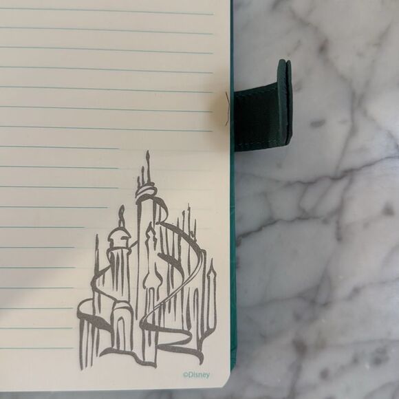 Disney Little Mermaid Ariel Lined Pages Journal with page marker - Picture 5 of 7